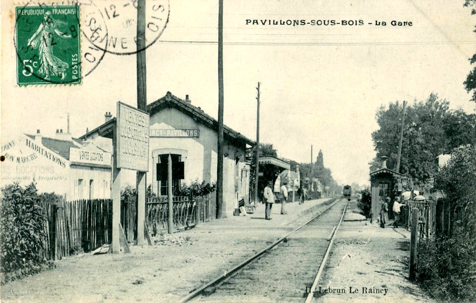 Lebrun - PAVILLONS SOUS BOIS - La Gare