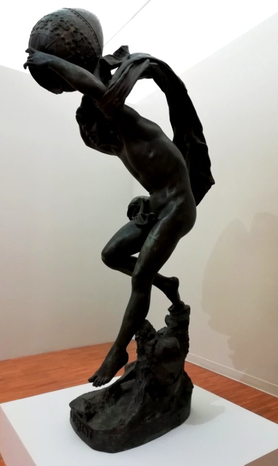 Le Torrent - fontaine en bronze de Urbain Basset - 1878 03