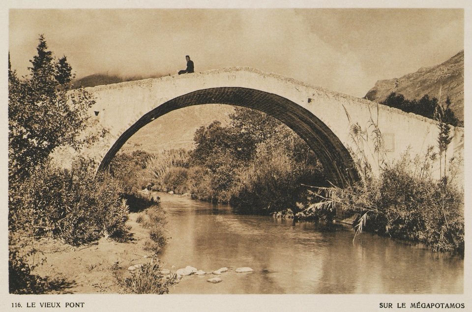 Le vieux pont sur le Mégapotamos - Baud-bovy Daniel Boissonnas Frédéric - 1919