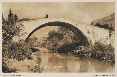 Le vieux pont sur le Mégapotamos - Baud-bovy Daniel Boissonnas Frédéric - 1919