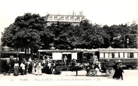 Le tramway Paris St-Germain 1900 photo