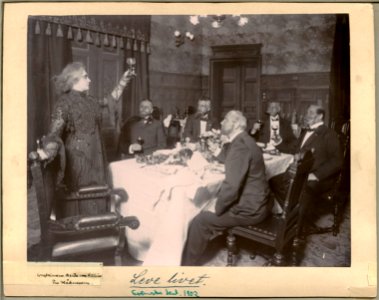 Lefve lifvet, Svenska teatern 1902. Föreställningsbild - SMV - H12 058