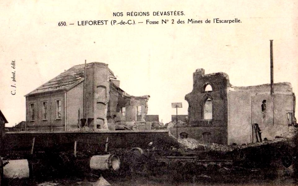 Leforest - Fosse n° 2 des mines de l'Escarpelle