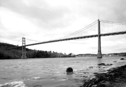 LOC historical image of Waldo-Hancock Bridge