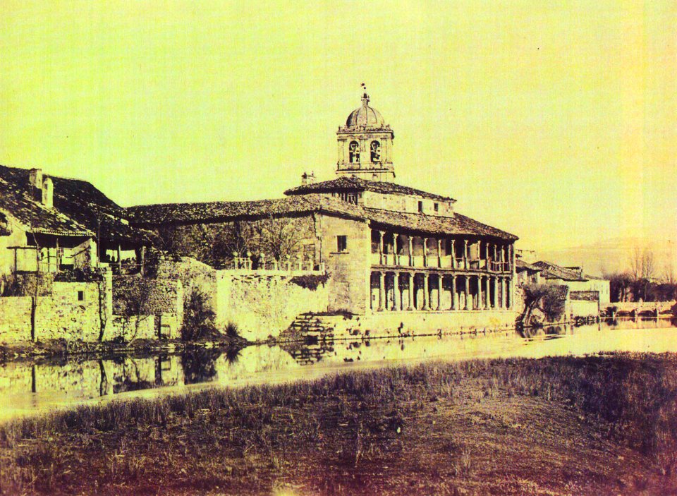 Logia trasera del palacio del marqués en Aguilar de Campoo entre 1855 y 1857 - William Atkinson