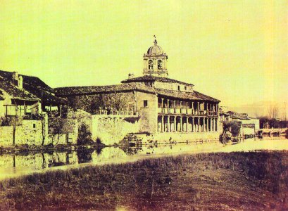 Logia trasera del palacio del marqués en Aguilar de Campoo entre 1855 y 1857 - William Atkinson photo