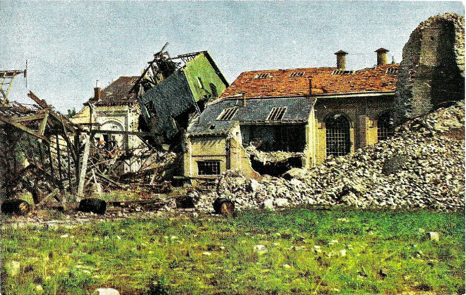 Loivre sucrerie 1915 Carte postale