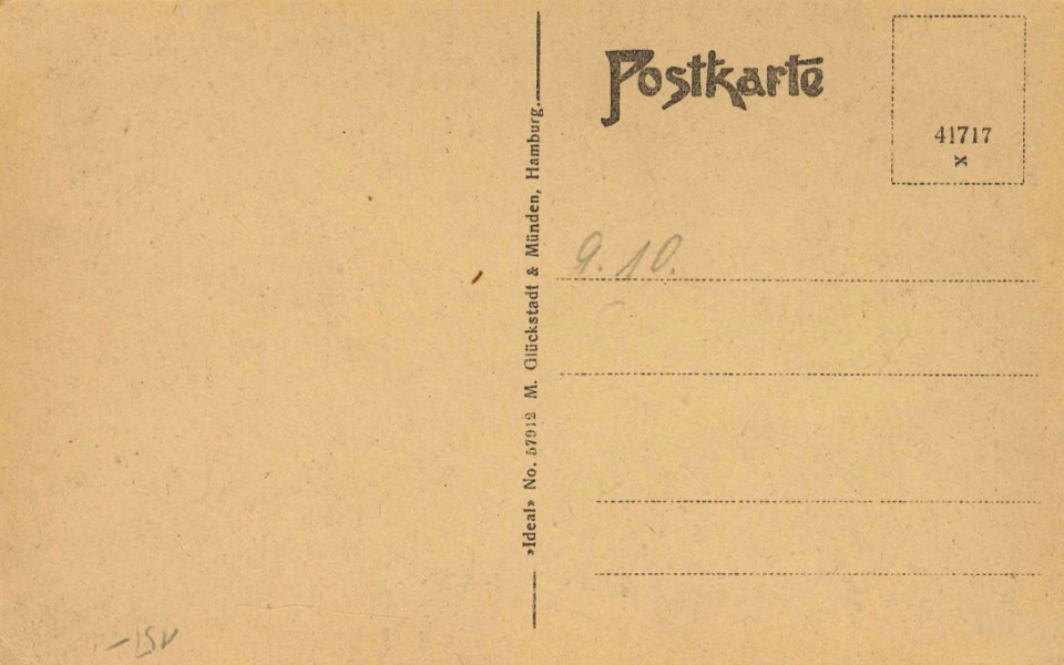 Lüneburg, Niedersachsen - Schütting; Am Sande; Stintmarkt (back) (Zeno Ansichtskarten)