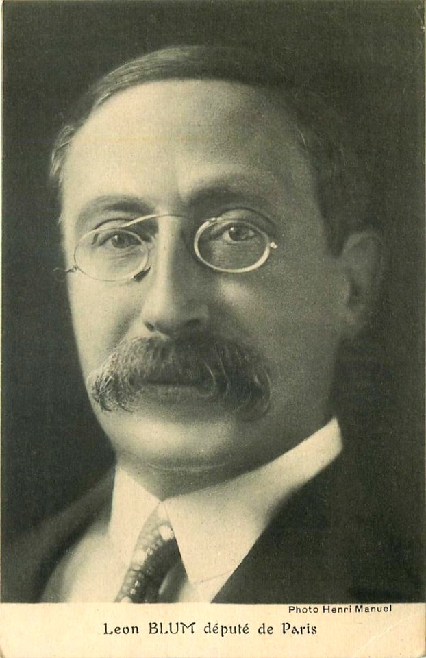 Léon Blum député de Paris - photo Henri Manuel