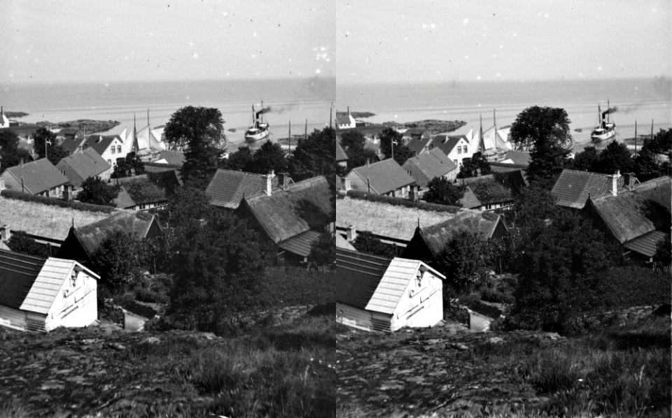 M. Davidsen forlader Gudhjem havn, 1901-1922