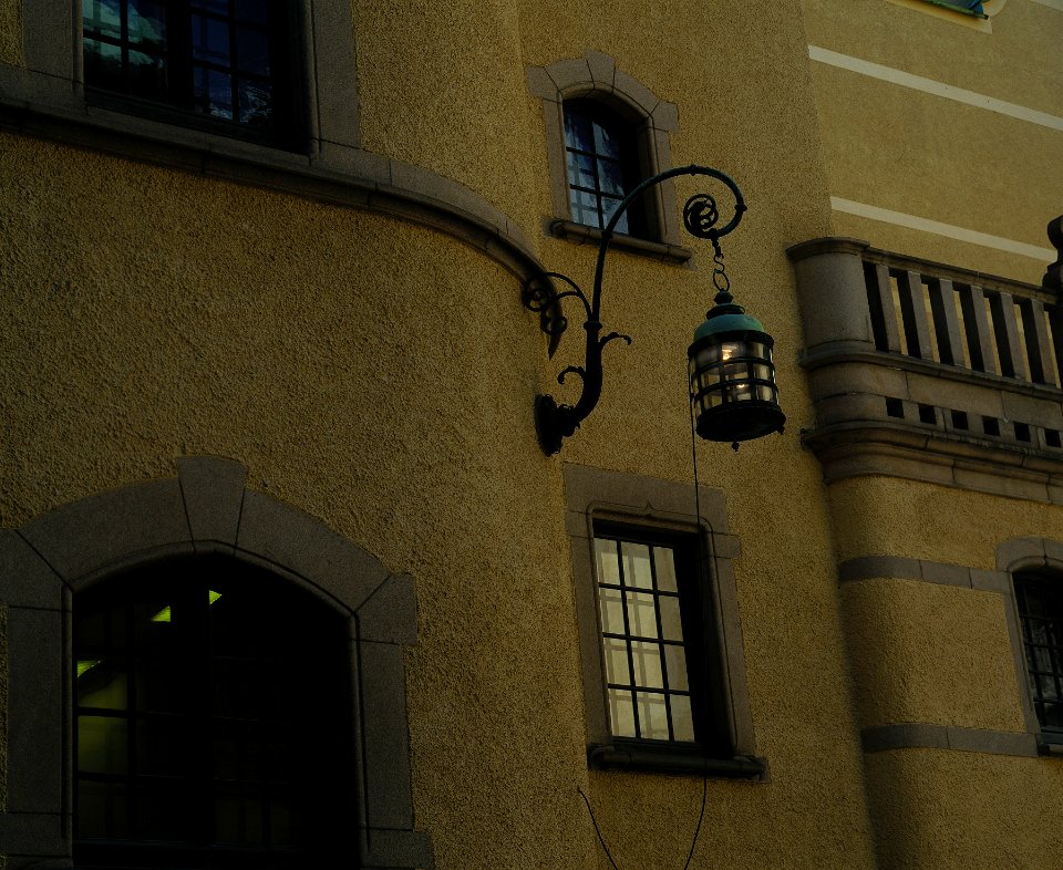 Lykta på innergården. Mörker - Hallwylska museet - 13751