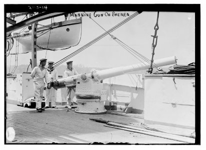 Manning gun on Bremen LCCN2014688804