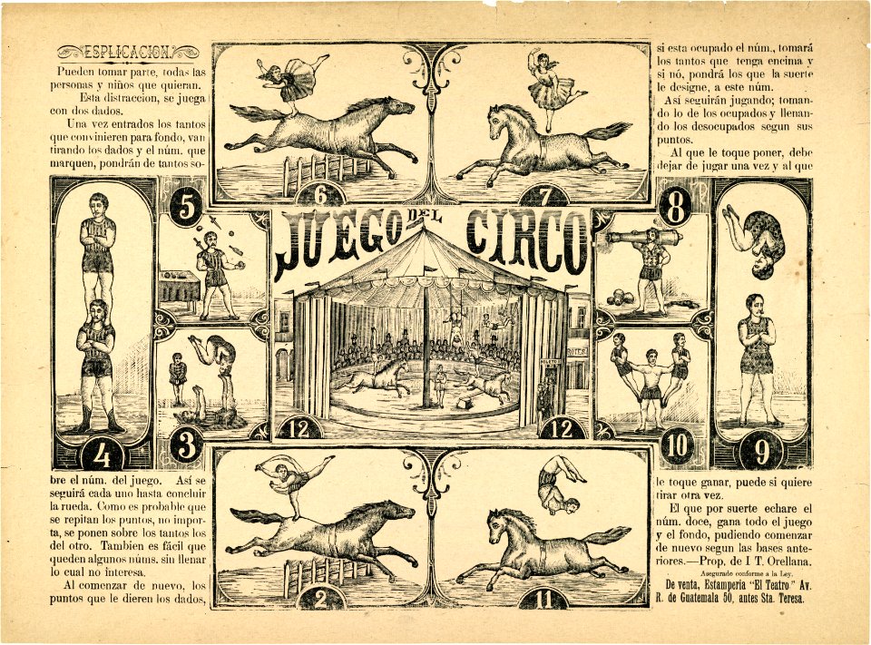 Manuel Manilla, Juego del circo, ca. 1890
