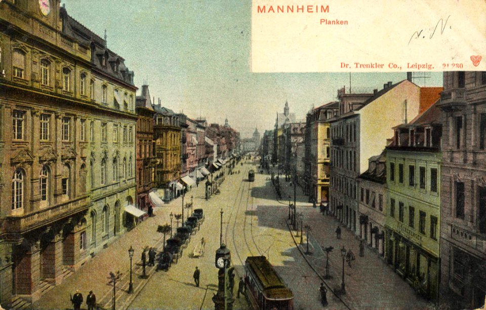 Mannheim, Baden-Württemberg - Planken (Zeno Ansichtskarten)