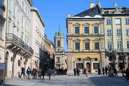 Old town ukraine lviv photo