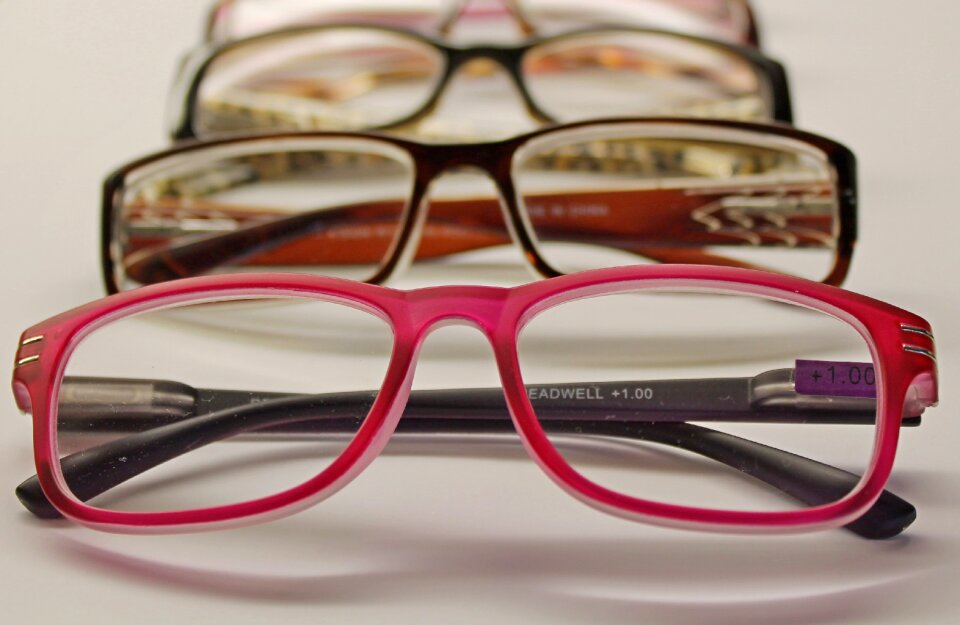 Spectacles read optical photo