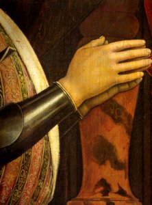 Mantegna, madonna della vittoria, dettaglio 02