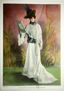 Mantelet de chinchilla par Redfern 1904