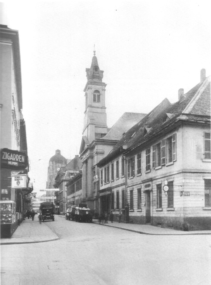 Mannheim Buergerhospitalkirche 1934