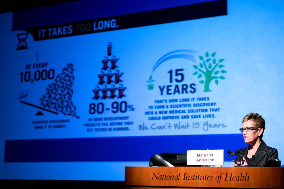Margaret Anderson at 2017 Rare Disease Day at NIH