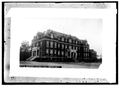 Marist Seminary, Catholic Univ., Brookland, D.(C.), east view LCCN2016820707