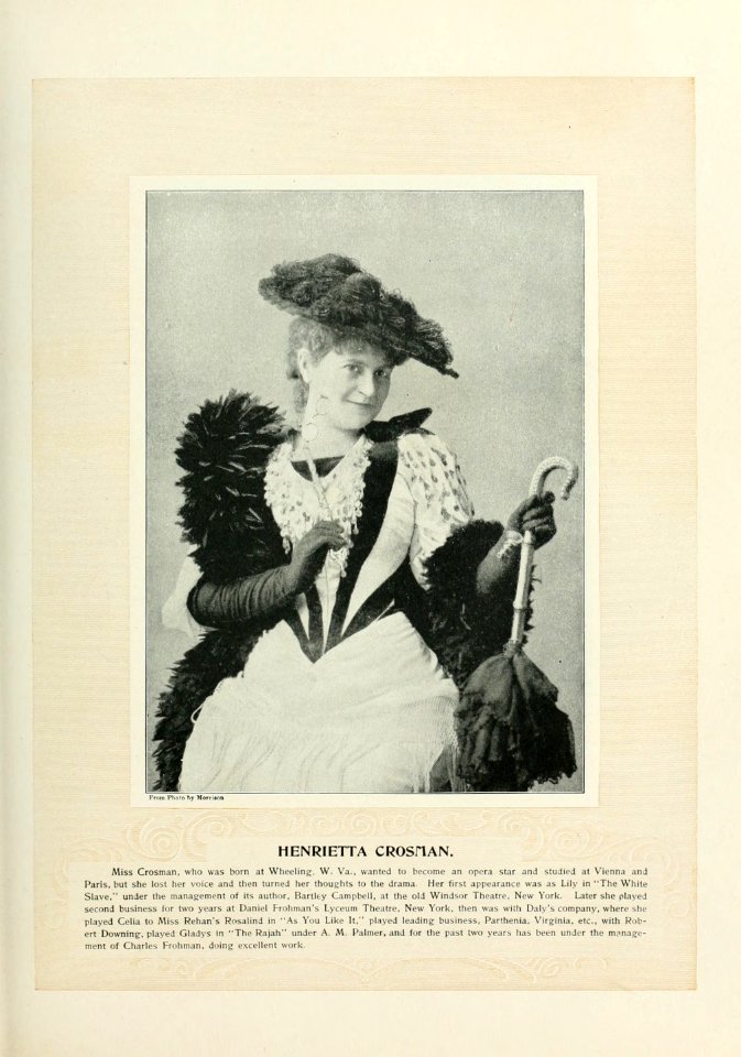 Marie Burroughs Art Portfolio 180 - Henrietta Crosman