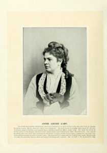 Marie Burroughs Art Portfolio 261 - Annie Louise Cary