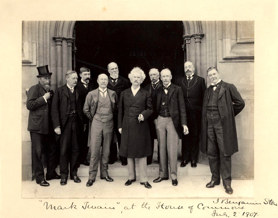 Mark Twain at the House of Commons by Sir (John) Benjamin Stone (2)