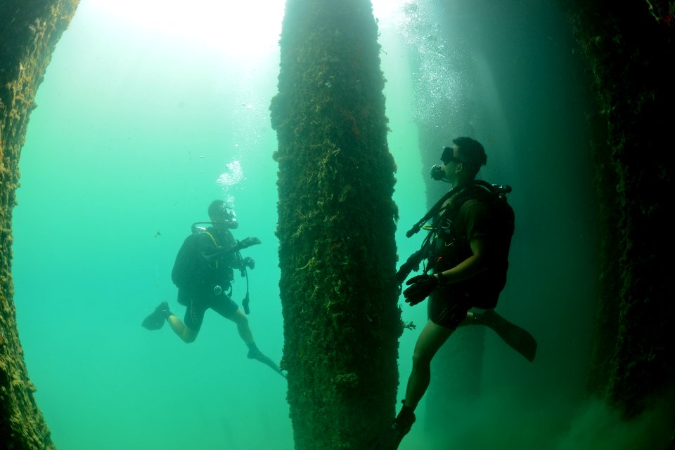 Maritime improvised explosive device (IED) familiarization dive, RIMPAC 2014 140723-N-TM257-078