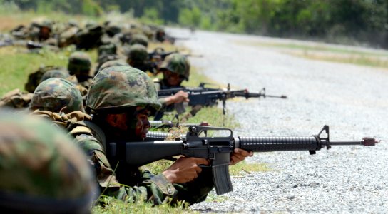 Marines conduct amphibious assault training. (9034651176)
