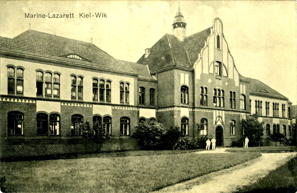 Marinelazarett in der Wik (Kiel 80.529)