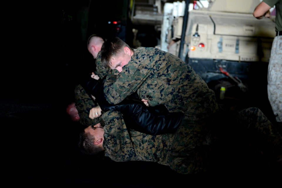 Marines participate in Marine Corps Martial Arts Program 140609-N-BD629-002