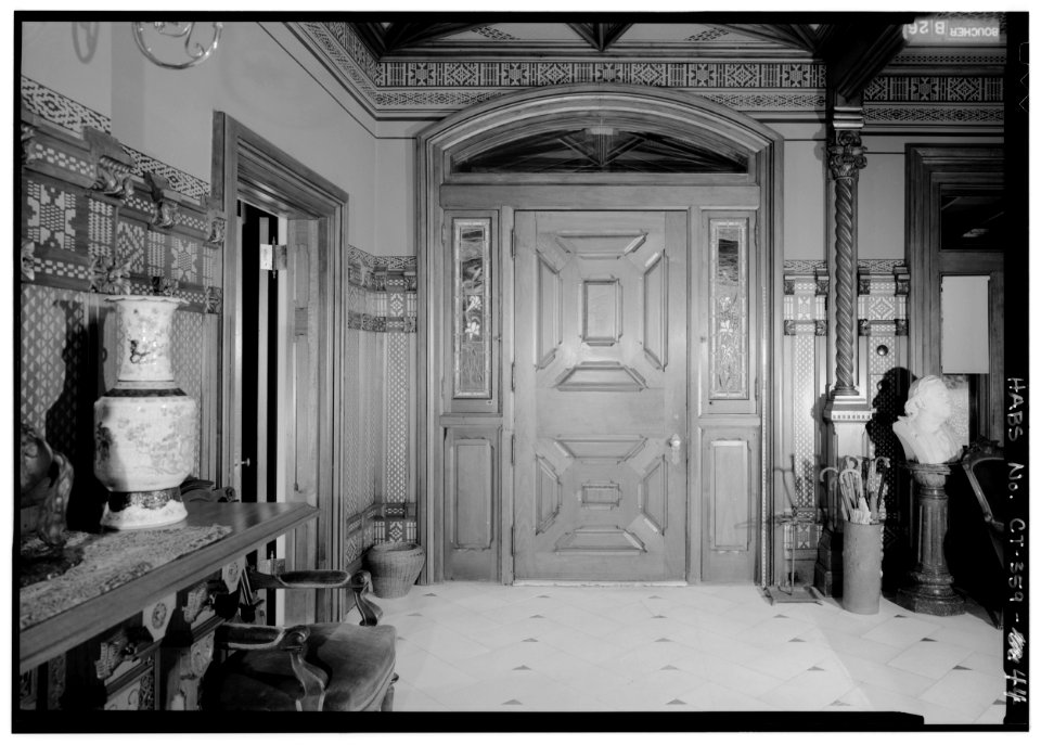 Mark Twain House - HABS photo 023186pu