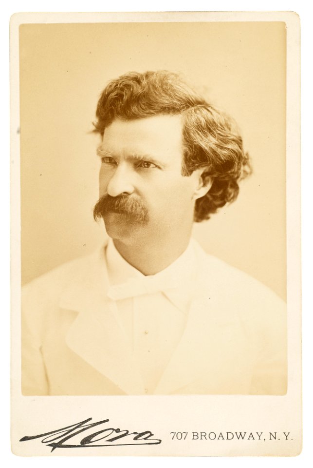 Mark Twain by Mora, 1882