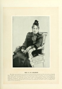 Marie Burroughs Art Portfolio 188 - Mrs. G. H. Gilbert