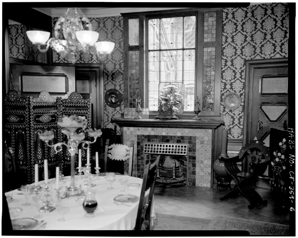 Mark Twain House - HABS photo 023148pu
