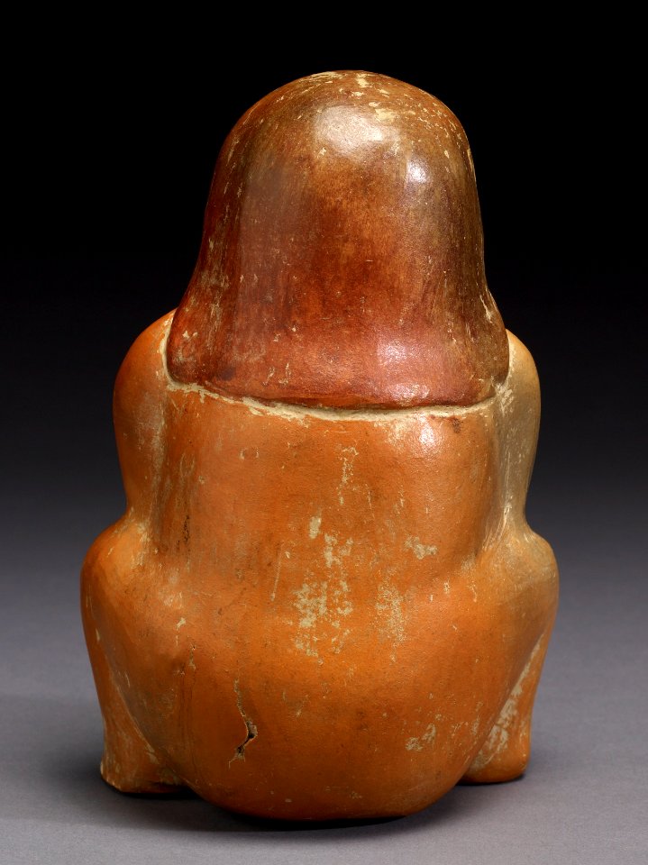 Moche - Female Figure in Birthing Position - Walters 482836 - Back