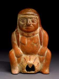 Moche - Female Figure in Birthing Position - Walters 482836