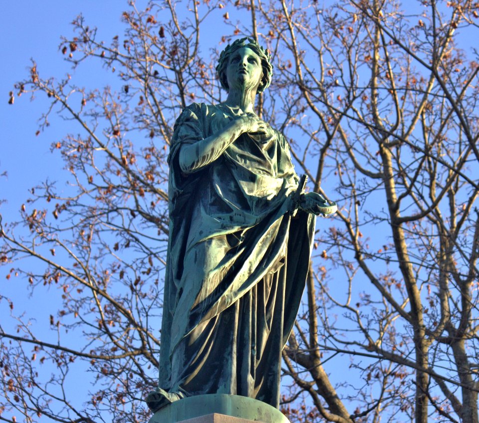 Marshall Jewell Monument (Carl Conrads, sculptor), Cedar Hill Cemetery, Hartford, CT - February 2016