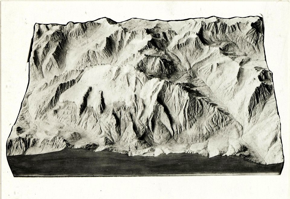 Marmolatarelief, Blick von Norden nach Süden. (BildID 15418967)