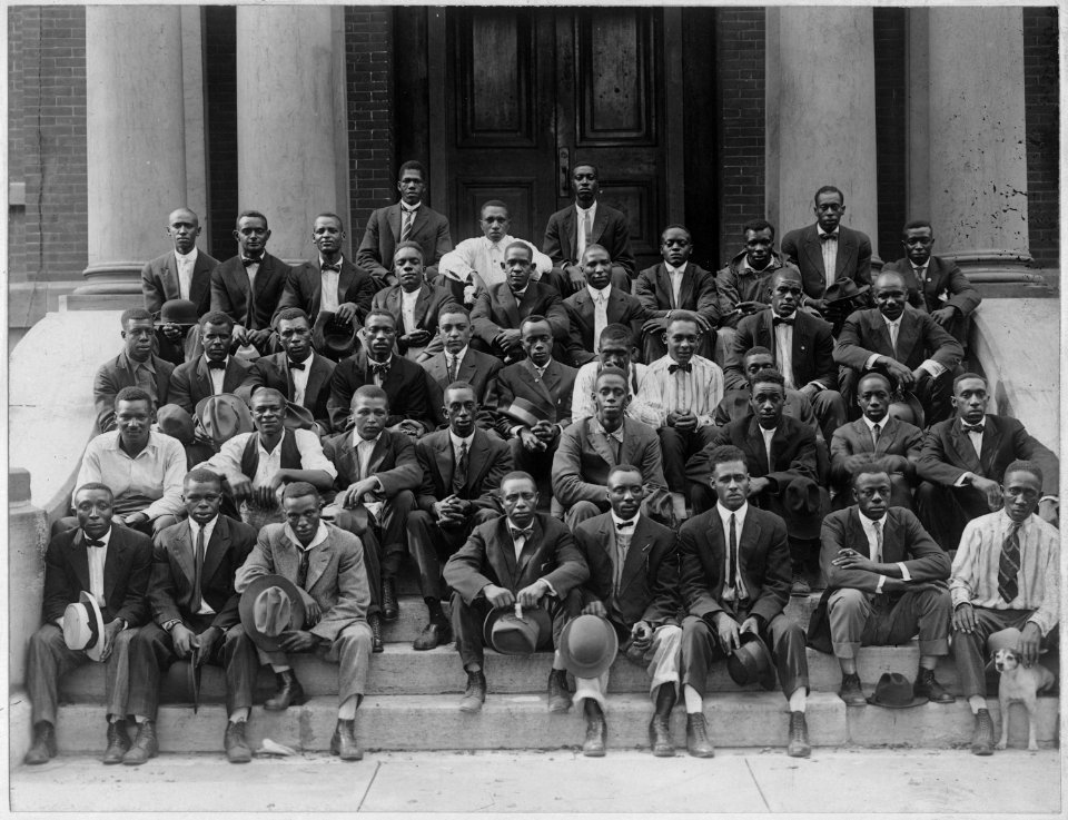 Marshall, Saline County, Missouri in the war. Forty-seven (African American) men who left for Camp . . . - NARA - 533571