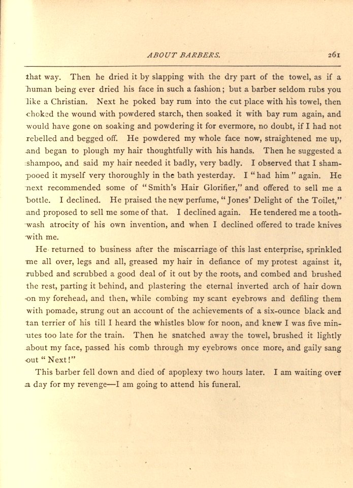 Mark Twain's Sketches, New and Old, p. 261