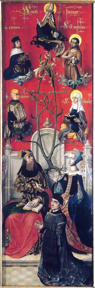 Master of the View of St Gudela, Life and family of St Anne (Brussels, ca 1475-1500) - right panel