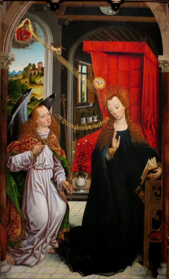 The Annunciation by the Master of the Retable of the Reyes Católicos