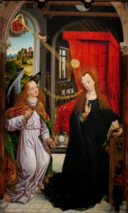 The Annunciation by the Master of the Retable of the Reyes Católicos