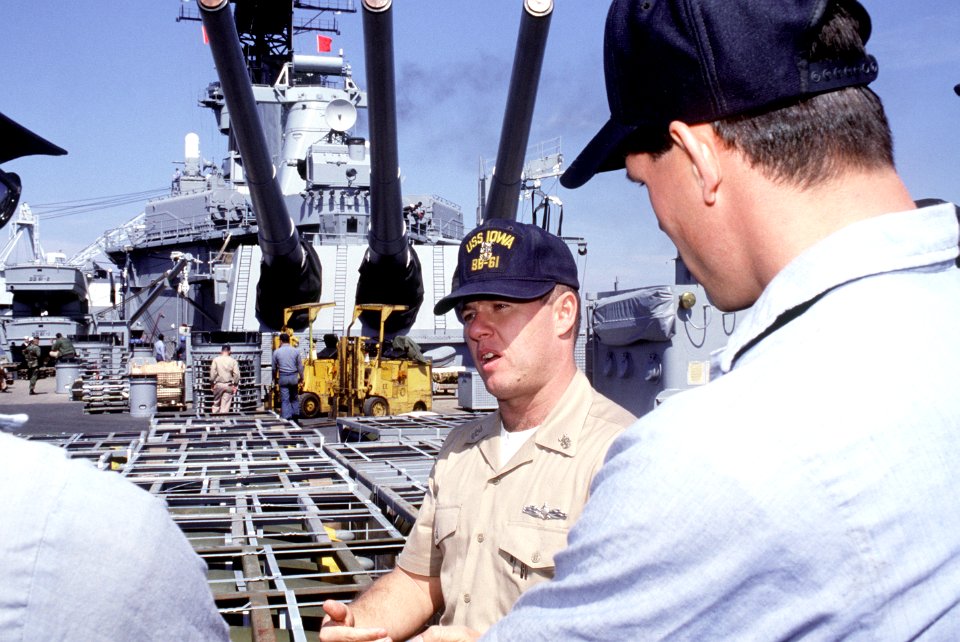 Master Chief Stephen Skelley USS Iowa (BB-61)