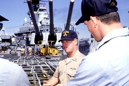 Master Chief Stephen Skelley USS Iowa (BB-61)