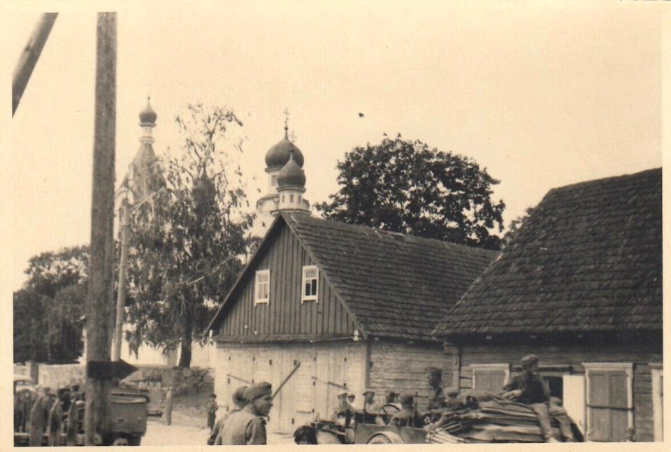 Moŭčadź, Kaleśnickaja, Pietrapaŭłaŭskaja. Моўчадзь, Калесьніцкая, Петрапаўлаўская (1941)