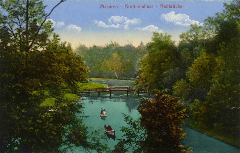 Masuren, Ostpreußen - Reitbrücke (Zeno Ansichtskarten)