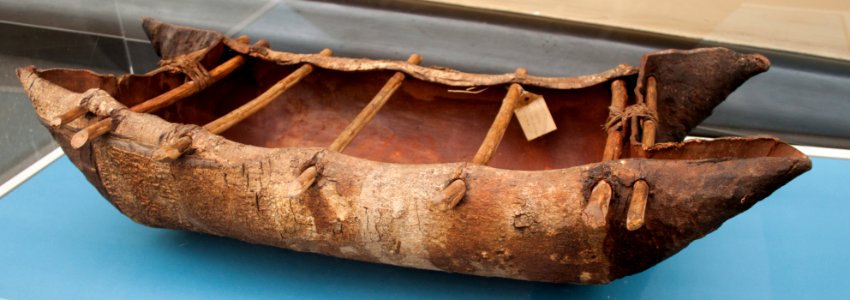 Mozabique, raft, model in the Vatican Museums